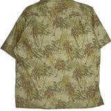 Lee Floral Hawaiian Shirt - Large Beige Cotton