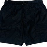 Marlboro Cargo Shorts - Mediumw 6L Black Nylon
