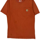 Carhartt T-Shirt - Small Red Cotton