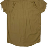 Carhartt Short Sleeve Shirt - Small Khaki Cotton