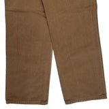 Carhartt Double Knee Carpenter Pants - 32W 32L Brown Cotton