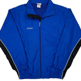 Reebok Windbreaker - Large Blue Polyester