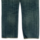 501 Levis Jeans - 34W 29L Blue Denim