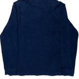 Polo By Ralph Lauren 1/4 Zip - Large Navy Cotton