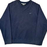 Nike Sweatshirt - Large Blue Cotton