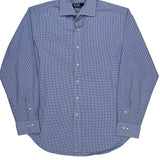 Polo By Ralph Lauren Checked Shirt - Large Blue Cotton