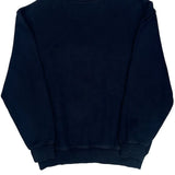 90S Blank D.A.C Athletic Club Striped Sweatshirt - Large Navy Cotton Blend