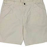 Ici Paints Dickies Carpenter Shorts - 38W 9L White Cotton