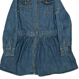 Age 8 Polo By Ralph Lauren Dress - Small Blue Denim
