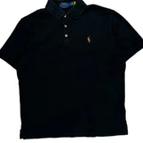 Polo By Ralph Lauren Polo Shirt - Medium Black Cotton