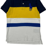 Age 6 Polo By Ralph Lauren Striped Polo Shirt - Medium Multicoloured Cotton