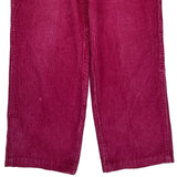 Chaps Ralph Lauren Cord Trousers - 34″ Waist Red Corduroy