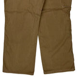 Schmidt Carpenter Trousers - 37W 30L Brown Cotton