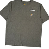 Commercial & Residential Contracting Carhartt T-Shirt - XL Gray Cotton