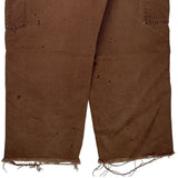 Carhartt Carpenter Trousers - 35W 25L Brown Cotton