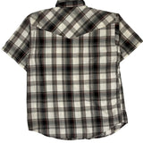 Dickies Checked Short Sleeve Shirt - Medium Multicoloured Cotton Blend