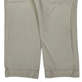 Carhartt Double Knee Carpenter Trousers - 33W 32L Cream Cotton