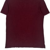 Lacoste Slim Fit Polo Shirt - Large Burgundy Cotton