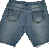 Avirex Denim Shorts - 40W 13L Light Wash Cotton
