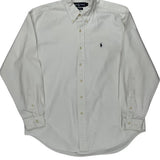 Blaire Shirt Ralph Lauren Shirt - Large White Cotton