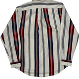 Tommy Hilfiger Striped Shirt - Small Blue Cotton