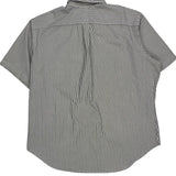 Ralph Lauren Striped Short Sleeve Shirt - XL Black & White Cotton