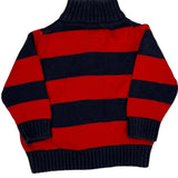 Age 9 Months Oshkosh Striped Rugby Shirt - 3XS Navy Cotton