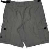 Nike Acg Cargo Shorts - 34W 11L Grey Nylon