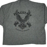 Flagstaff Harley Davidson Graphic T-Shirt - XL Grey Cotton