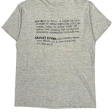 Single Stitch Fruit Of The Loom T-Shirt - XL Gray Cotton