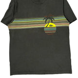 Lacoste Striped T-Shirt - XL Gray Cotton