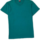 Blank Fruit Of The Loom Single Stitch T-Shirt - Medium Green Cotton