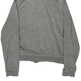 Nike Hoodie - Large Grey Cotton Blend