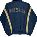 Milwaukee Brewers Mlb Windbreaker - XL Gold Polyester