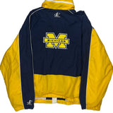 Michigan Logo Athletics College Windbreaker - XL Blue Polyester