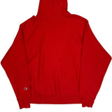 Reverse Weave Champion Hoodie - Large Red Cotton