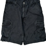 Levis Cargo Shorts - 36W 10L Black Cotton
