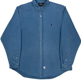 Ralph Lauren Shirt - 2XL Blue Cotton