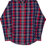 Ralph Lauren Checked Shirt - Large Red Cotton