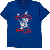 Age 14 Fruit Of The Loom Single Stitch T-Shirt - Large Blue Cotton Blend