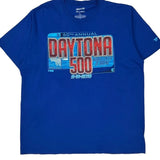Daytona 500 Fanatics Nascar T-Shirt - 2XL Blue Cotton