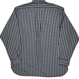 Ralph Lauren Checked Shirt - Large Blue Cotton Blend