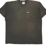 Nike T-Shirt - 2XL Black Cotton