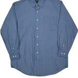 Nautica Striped Shirt - Large Blue Cotton