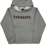 Age 8-10 Carhartt Hoodie - Small Gray Cotton