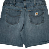Carhartt Denim Shorts - 34W 9L Blue Cotton