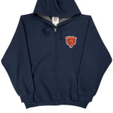 Chicago Bears Nfl Hoodie - Large Navy Cotton