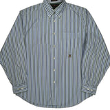 Tommy Hilfiger Striped Shirt - Medium Blue Cotton