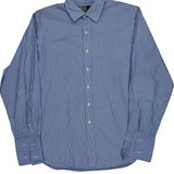 Polo By Ralph Lauren Striped Shirt - XL Blue Cotton