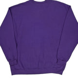 90'S Blank Unbranded Sweatshirt - XL Purple Cotton